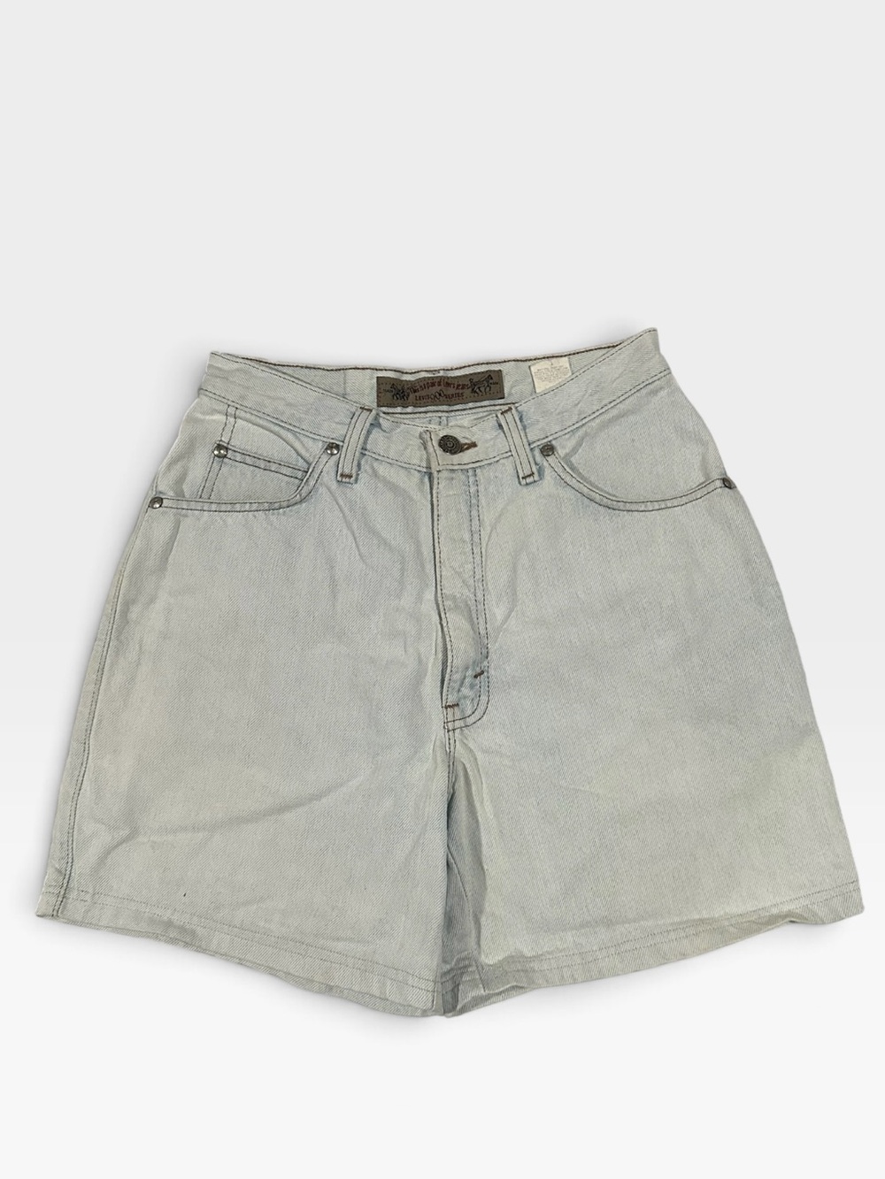 Vintage 90s Levi's 900 Series Acid Wash Denim Shorts Women's Size 26 Made in USA